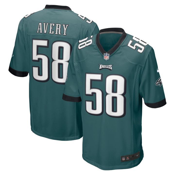 Men Philadelphia Eagles #58 Genard Avery Green Nike Limited Player NFL Jersey